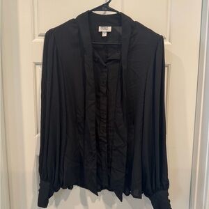 Unique Vintage Black Women's Blouse